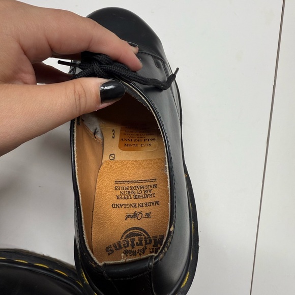 Dr. Marten Made in England Steel Toe Chunky Oxfords - Picture 6 of 9